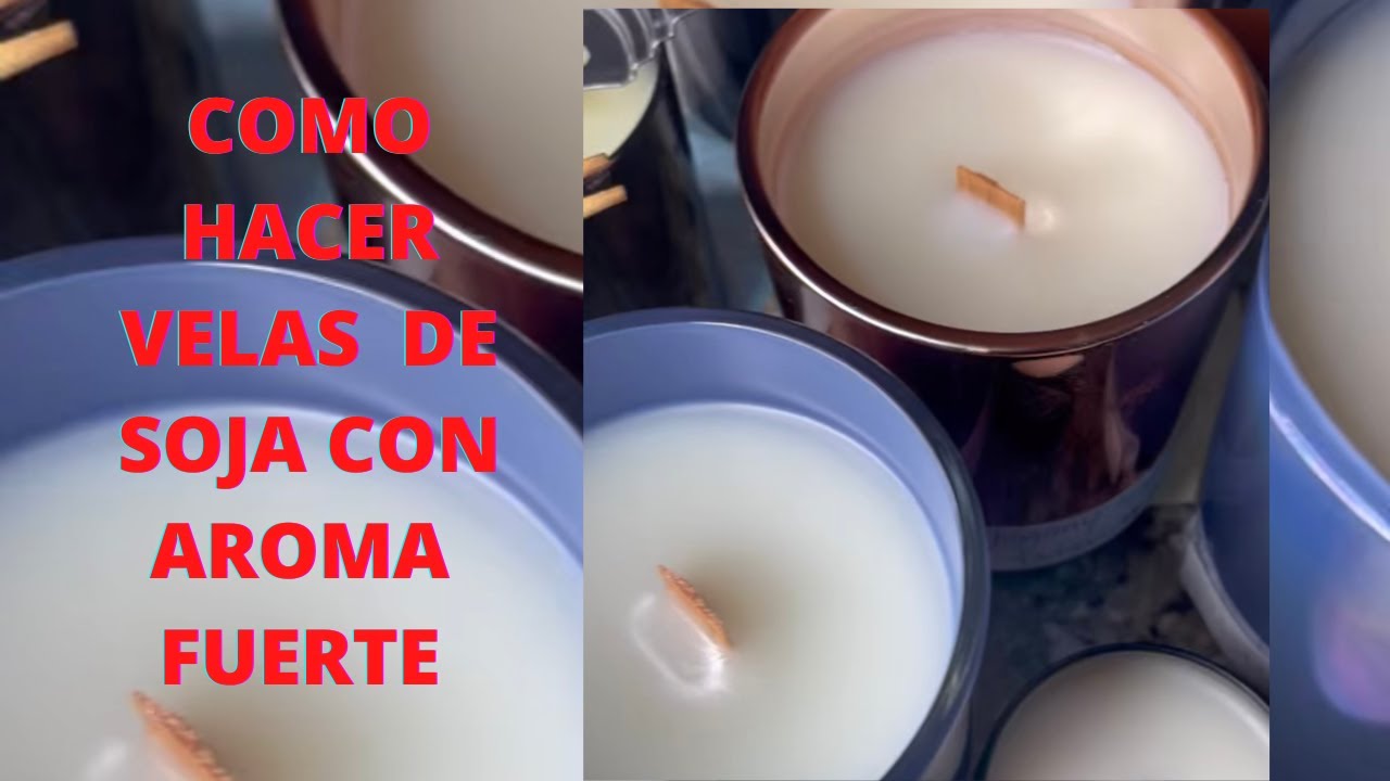 Crea tus propias velas aromáticas de soya con fragancia intensa: Guía paso a paso