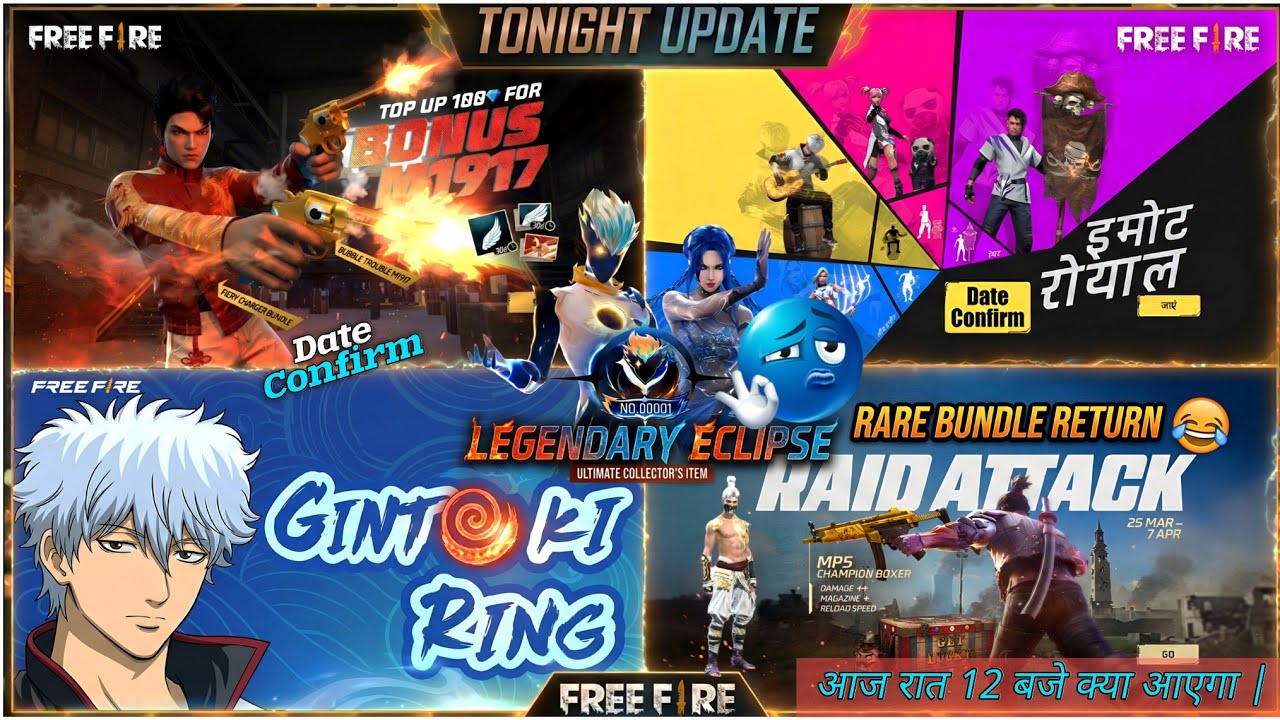 Gintoki Ring Event Free Fire💥🤯 | Pirate Flag Emote Return Date🔥| FF New Event | Next Top Up Event FF
