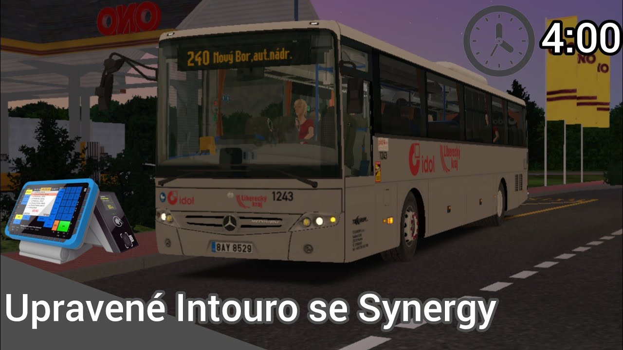 OMSI 2 #207 | 501400 Varnsdorf - Praha | Mercedes-Benz Intouro II + Synergy | 240》Nový Bor, aut. n.