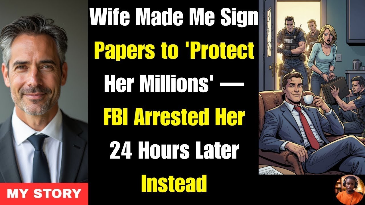 Wife Made Me Sign Papers to 'Protect Her Millions' — FBI Arrested Her 24 Hours Later Instead
