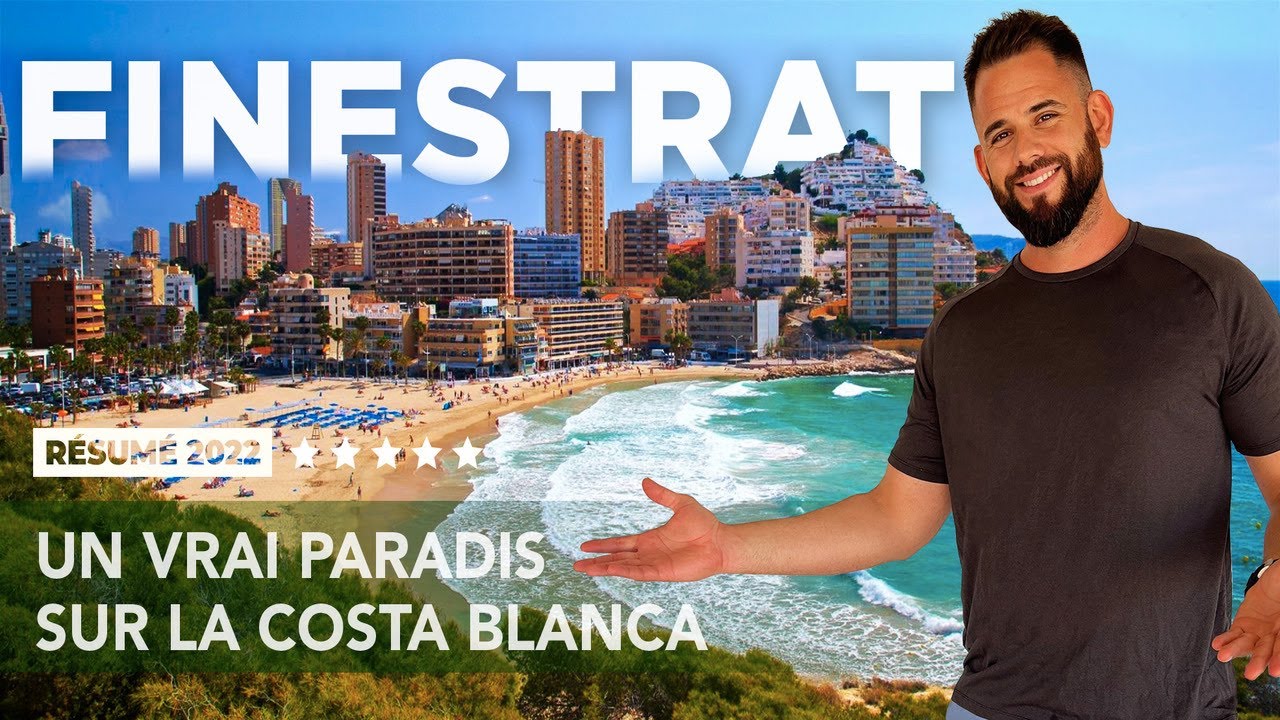 FINESTRAT, Espagne. Cala de Finestrat, Benidorm. Villes d'Espagne | 4K
