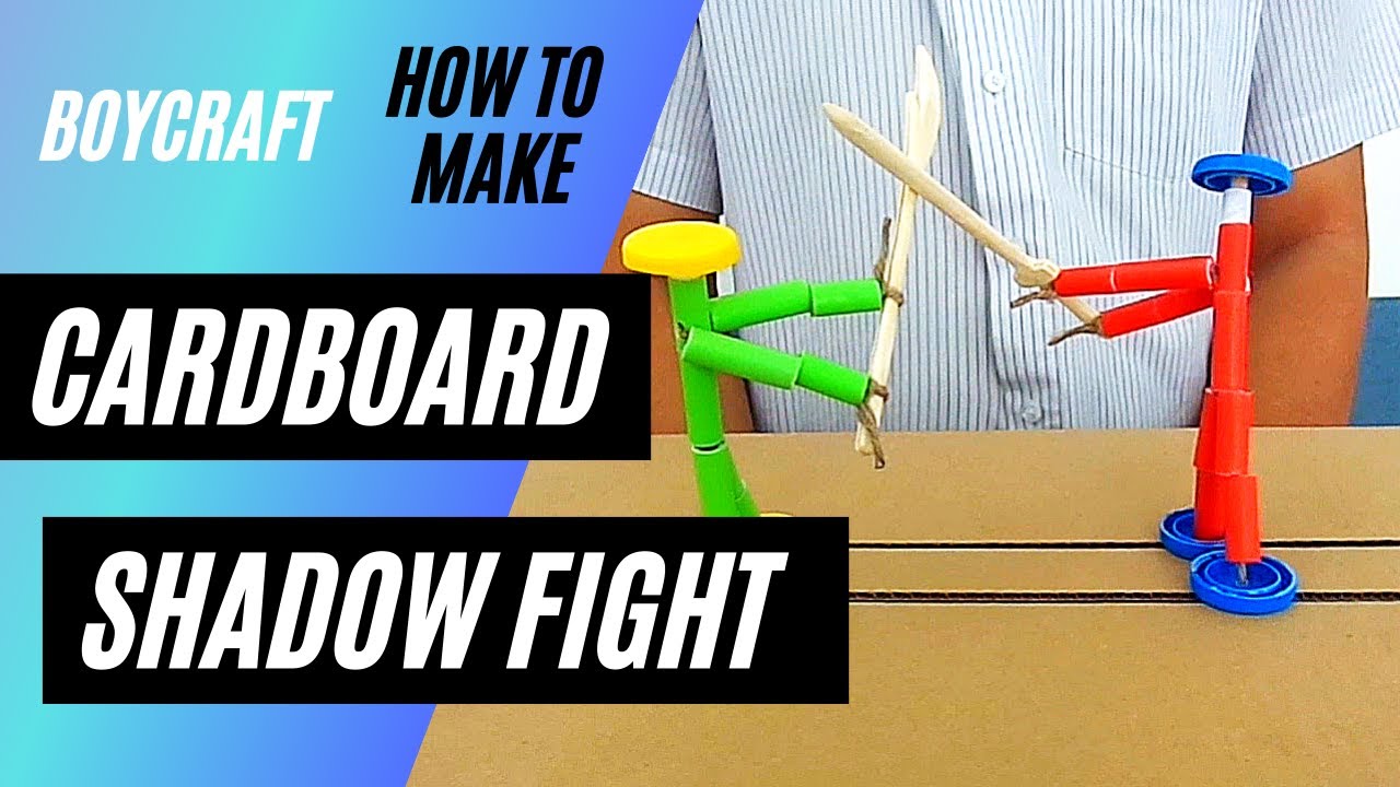 Making shadow fight game by cardboard
