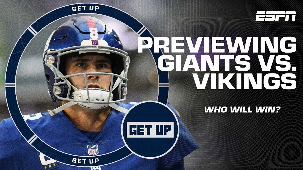 NFC Wild Card Preview: Giants vs. Vikings | Get Up