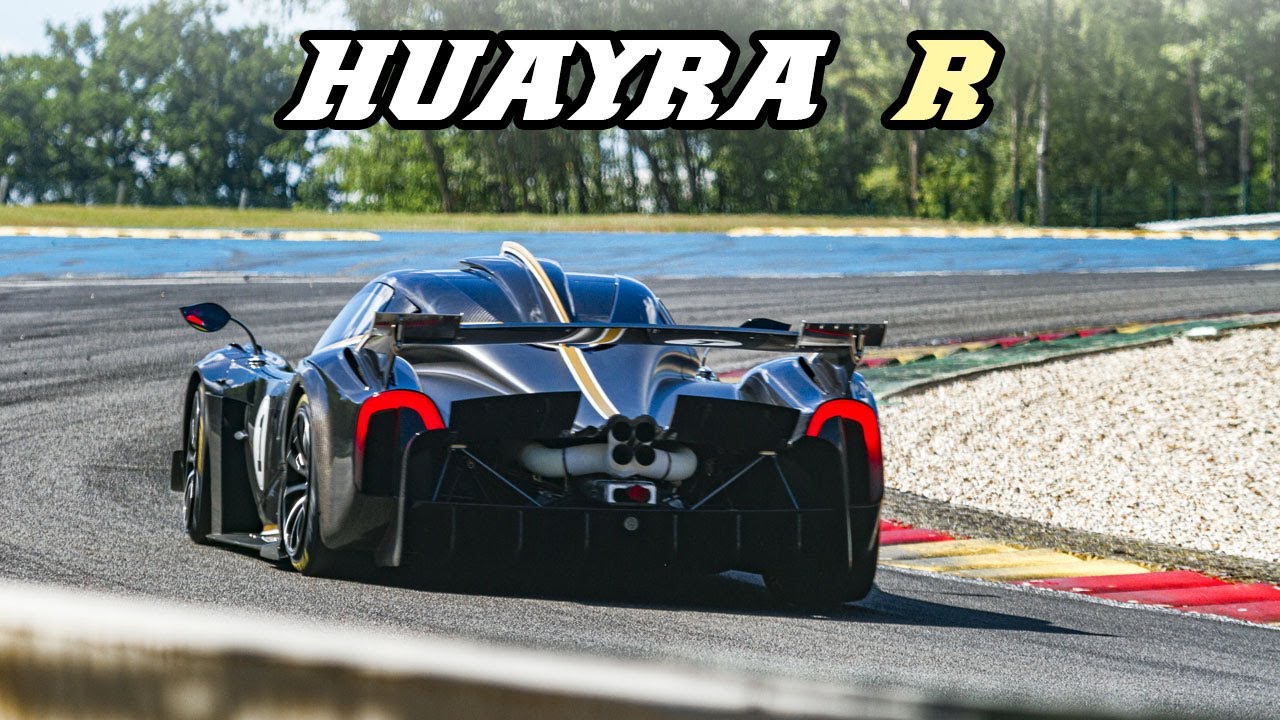 PAGANI HUAYRA  R  | Sounds like 90s F1 cars | Screaming V12 flybys & downshifts | Spa 2022