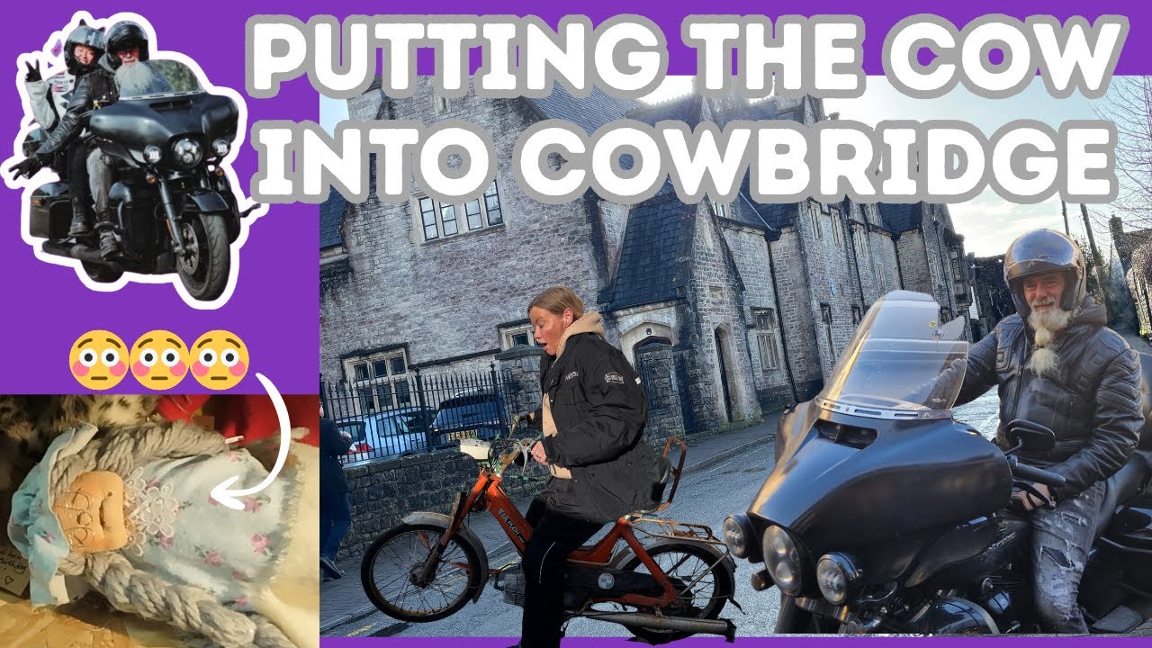 Cez and Duds check out Cowbridge. A January ride out that beat the winter blues 😂
