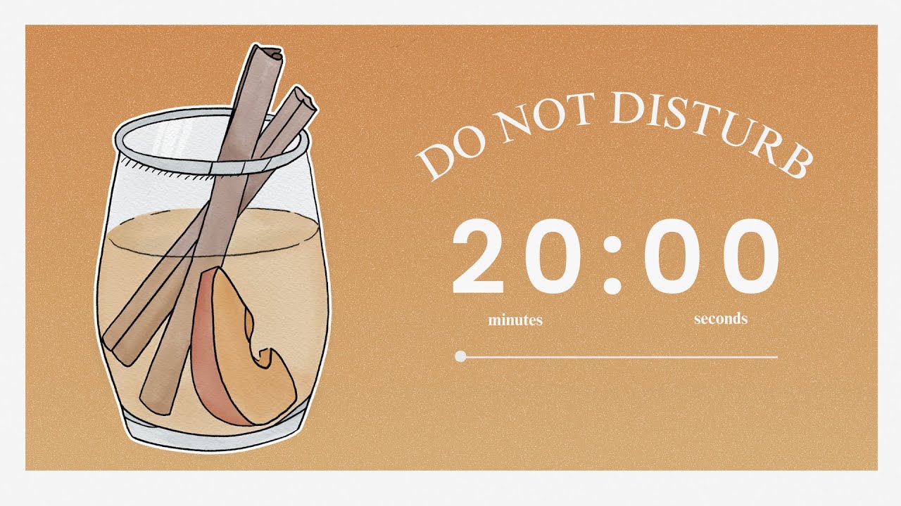 ✨☕ 1.5 Hour Study With Me (Apple Cider) | 20/5 Pomodoro Timer w/ Cozy Lofi Music 📚✨