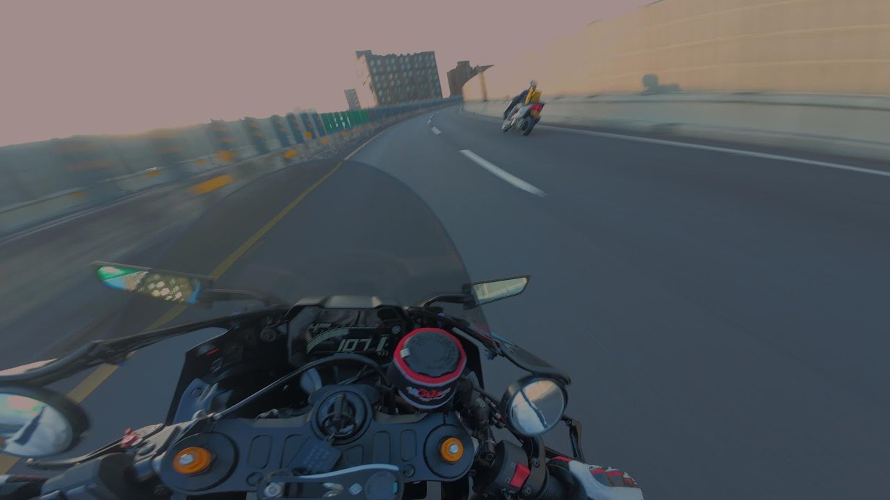 Linkou Taiwan | Expressway 64-61 | Relax holiday | Sunset | YAMAHA R7 | 4K |