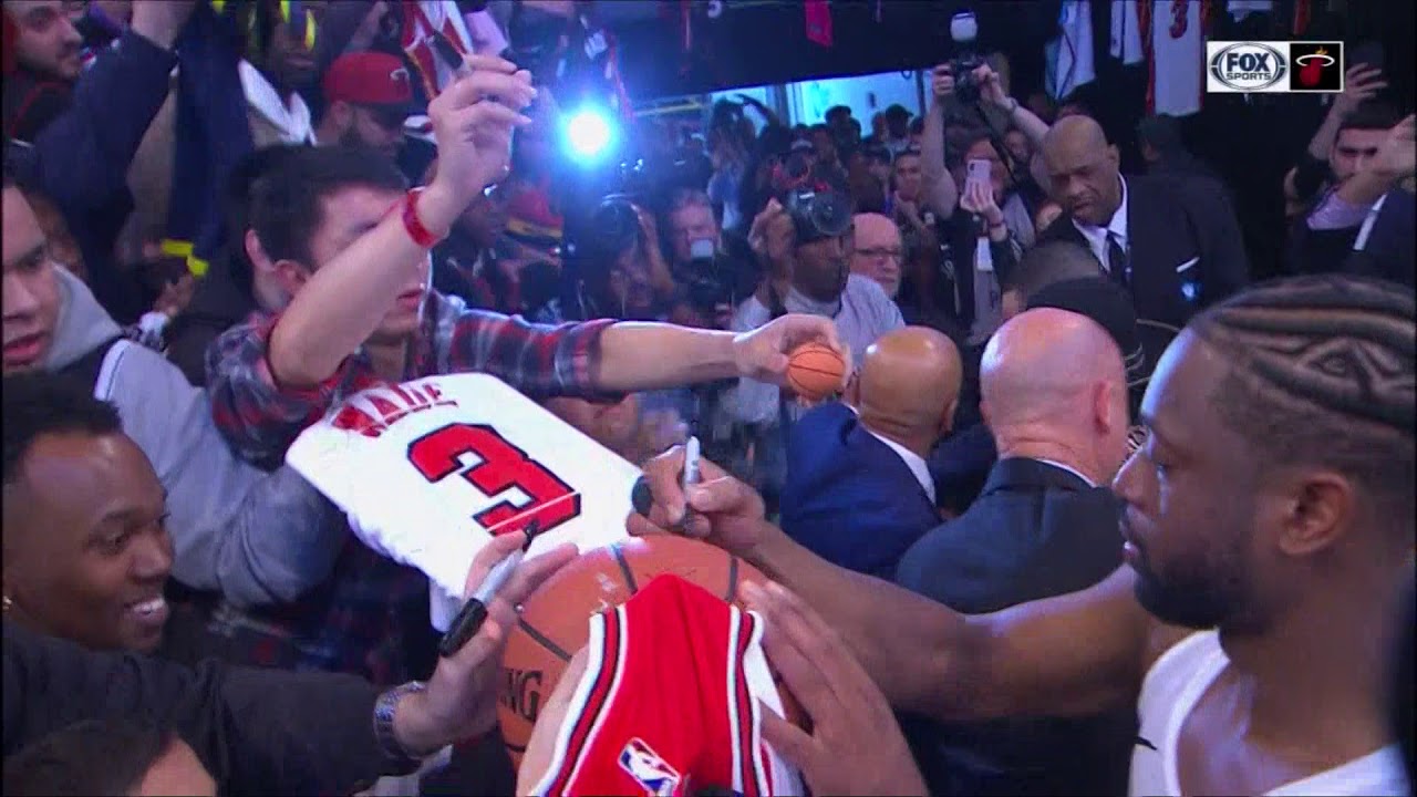 April 10, 2019 - FSS -Dwyane Wade Exits Arena at his Last Career Game (@ Brookly Nets)(Heat Live)