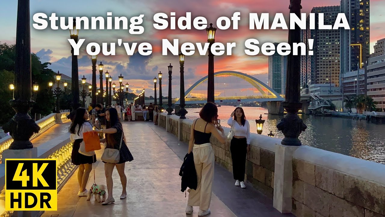 Unseen Beauty of Manila City | Full Tour of Pasig River Esplanade + Iconic Bridges | Philippines
