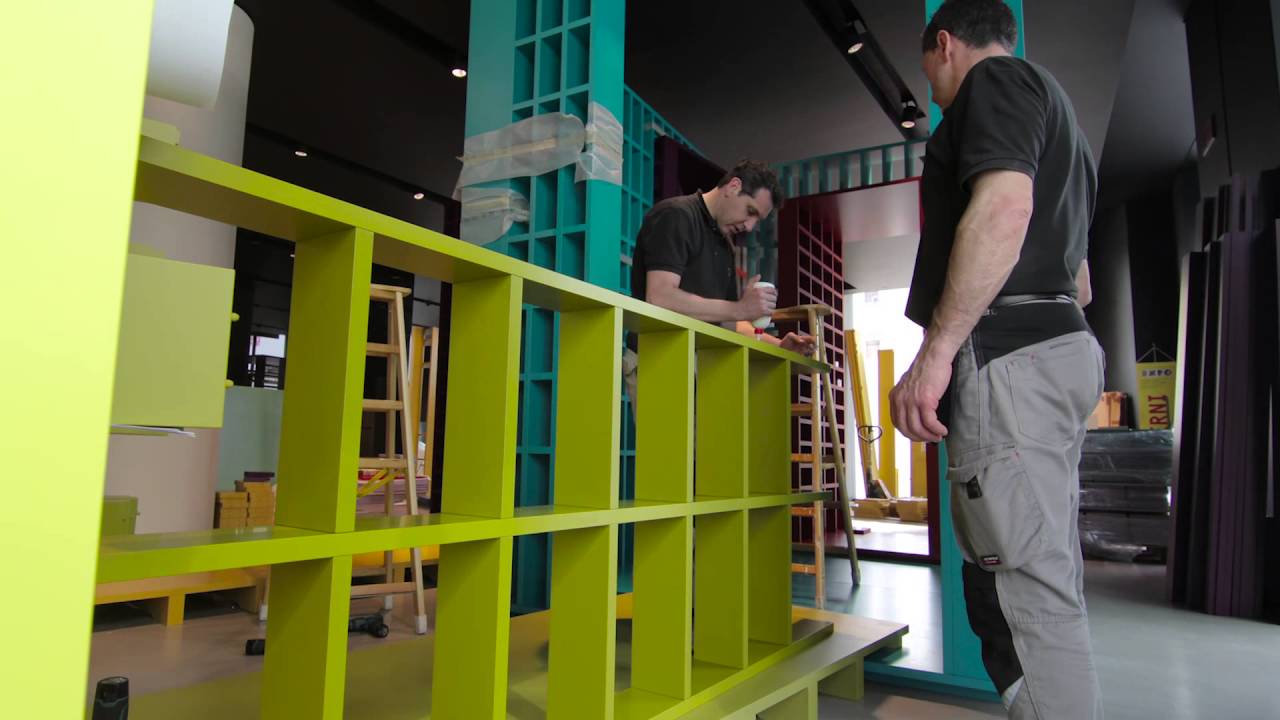 Inspirationals 2016: a Time-lapse making-of / Archives Installation by Philippe Nigro for Novamobili