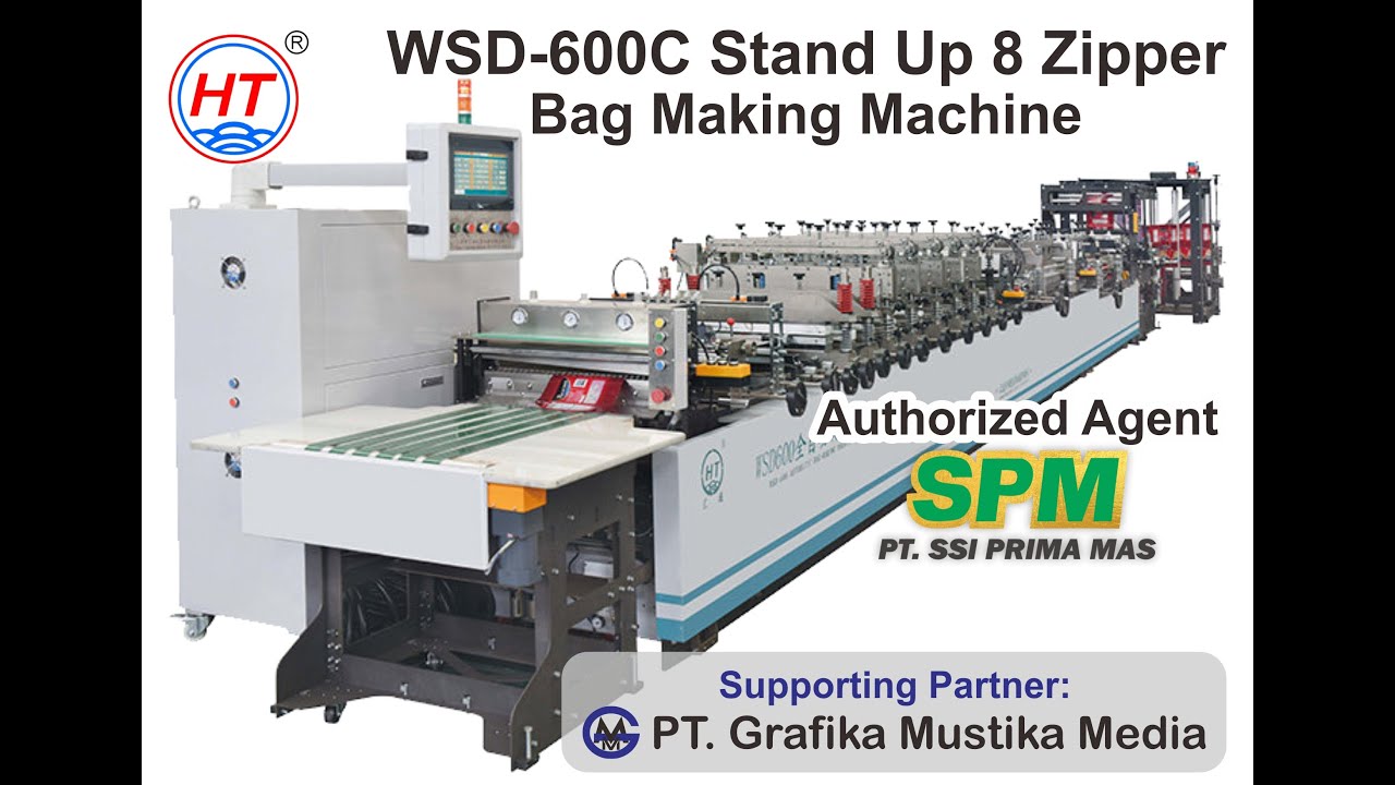 WSD-600C Stand Up Zipper Bag Making Machine