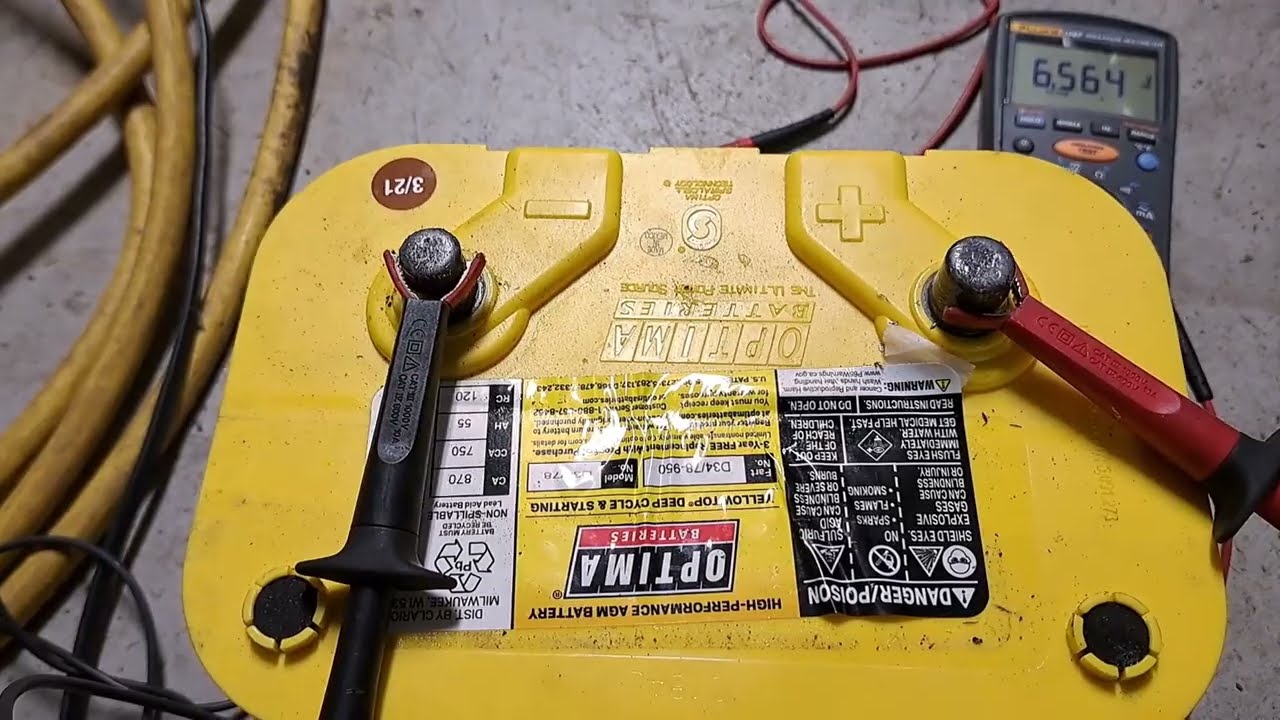 Optima battery 2023 will it live? 5.5 VDC!