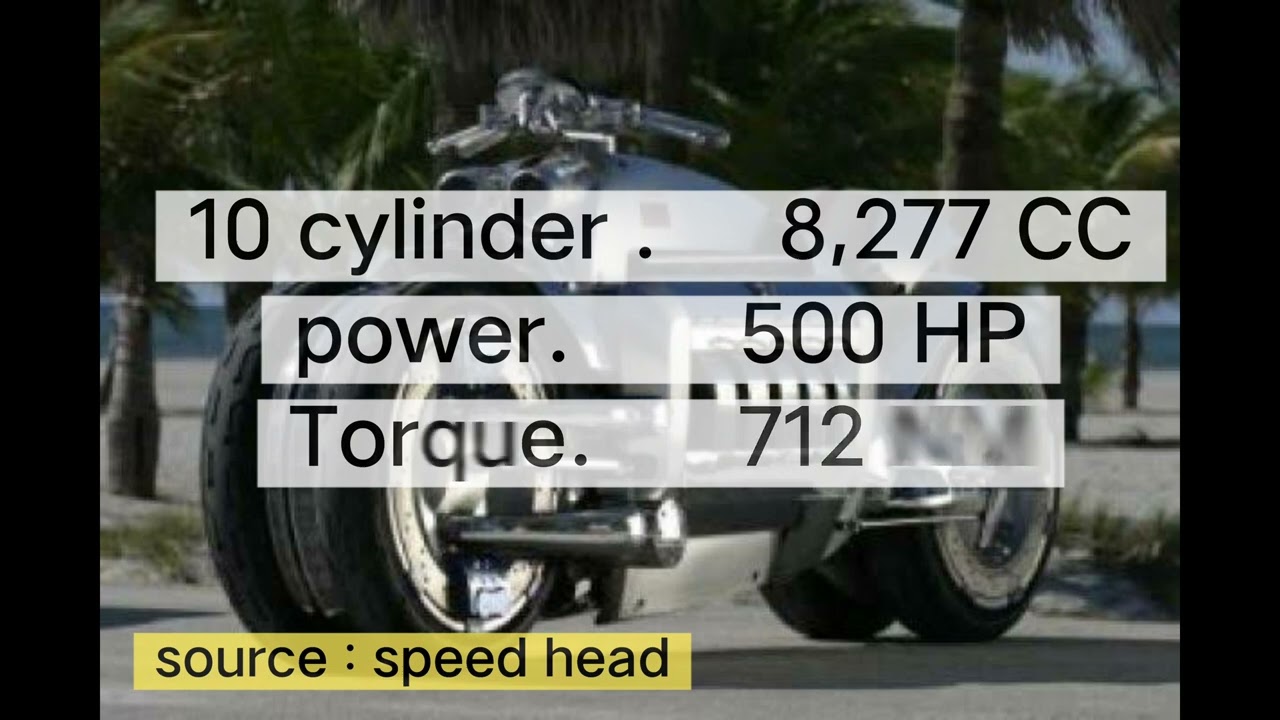 AMAZINGGGGG.....!! THE FASTEST BIKE IN THE WORLD THE DODGE TOMAHAWK