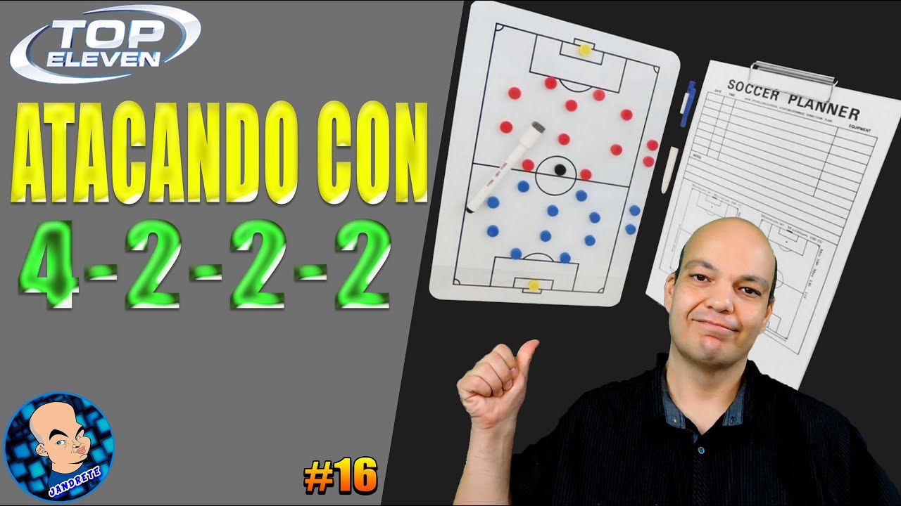 Top Eleven | Tácticas 16 | Atacando con un 4-2-2-2