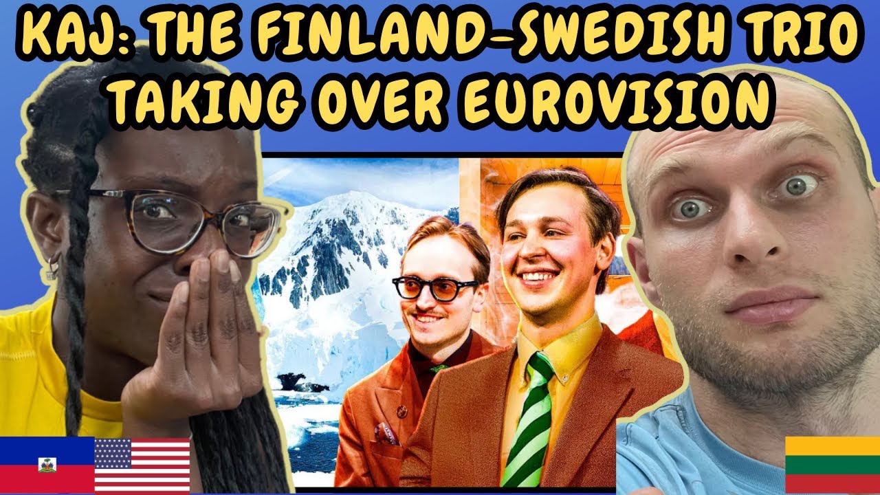 REACTION TO KAJ: The Finland-Swedish Trio Taking Over Eurovision 2025 | FIRST TIME WATCHING