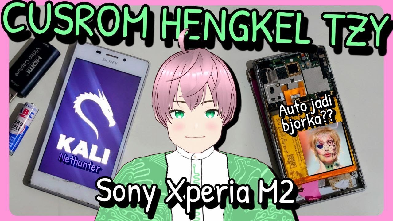 Mencoba Custom Rom KALI Linux NetHunter di Sony Xperia M2 - CyanogenMod 13 [vTuber Indonesia]