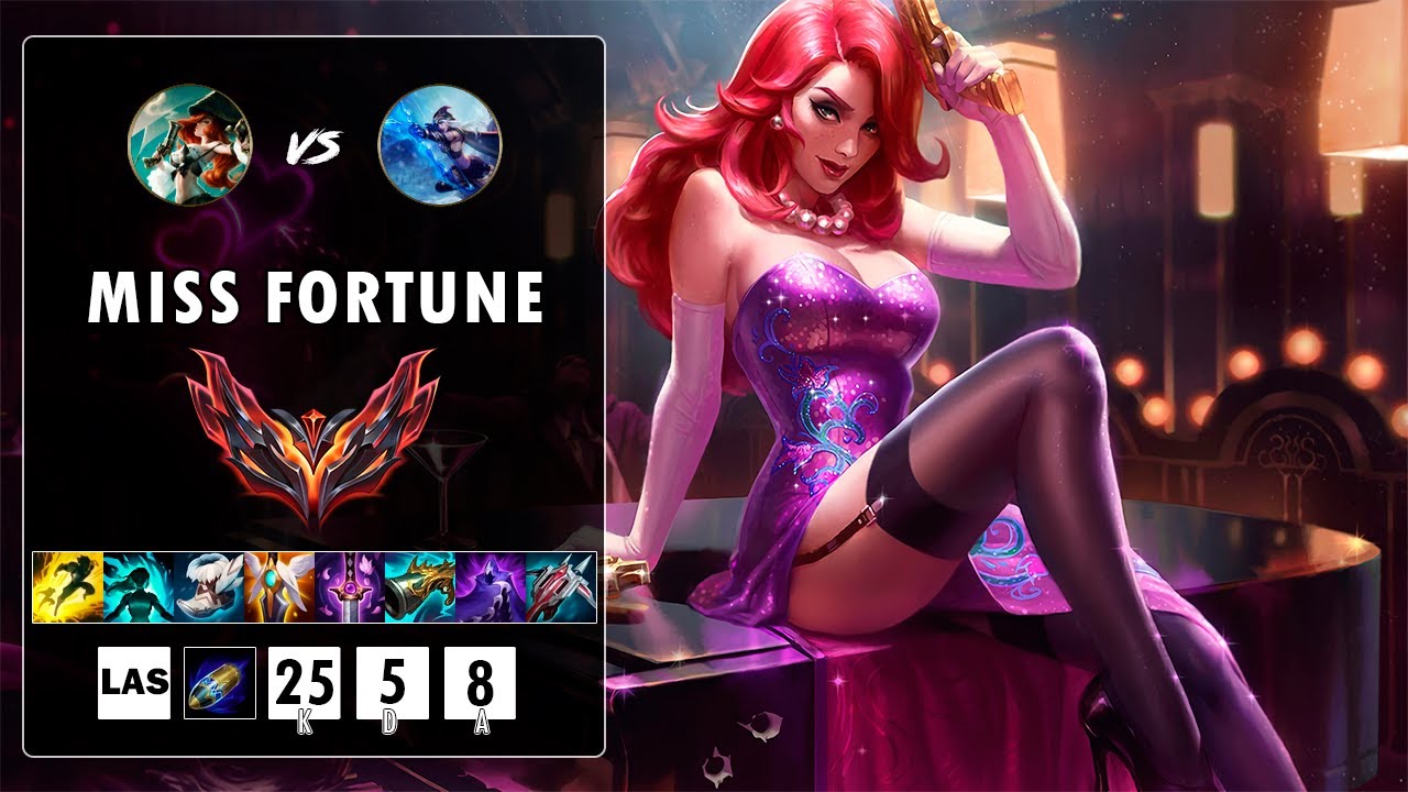 Miss Fortune vs Ashe: 🏆⚡✨ 25 Kills en 25 Minutos en Una Exhibición de Poderío | Parche 14.3