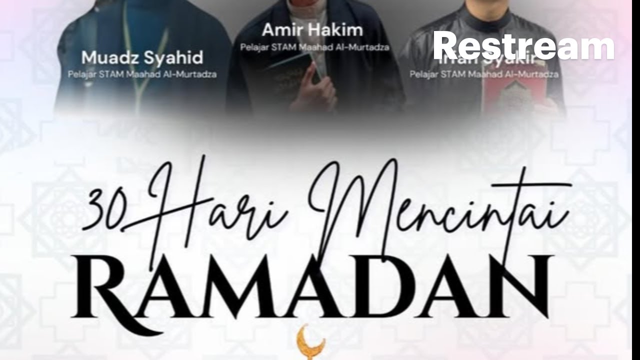 Usrah Online : 30 Hari Mencintai Ramadan