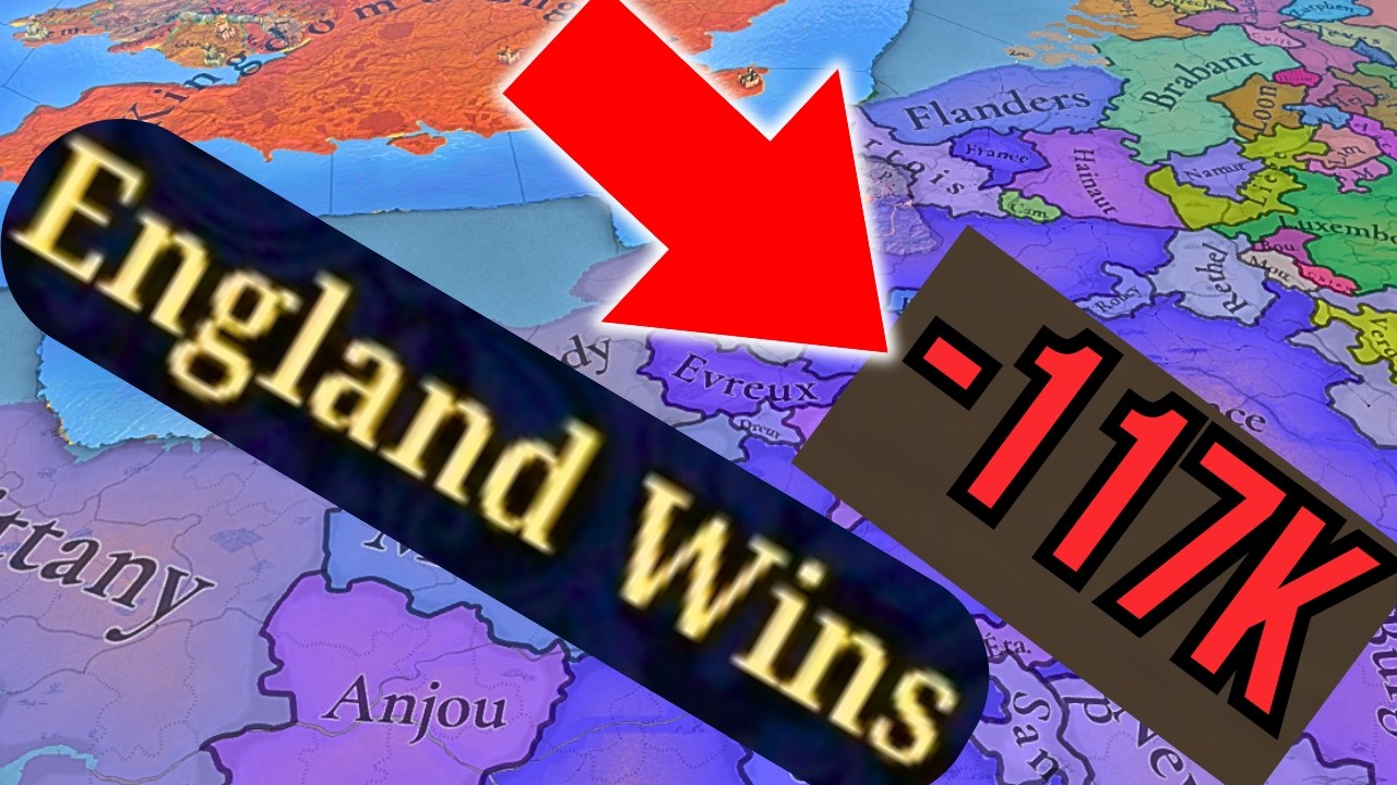 How to CRUSH France In The Hundred Year War As England | EU5