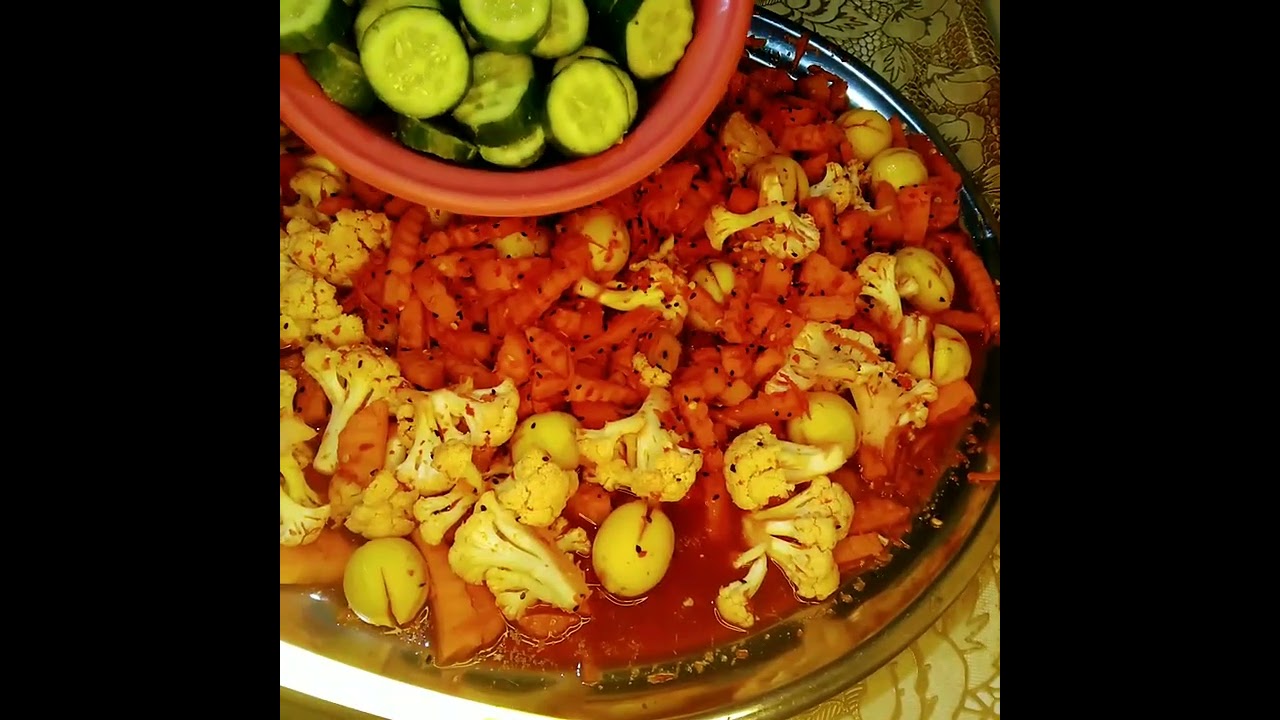 طريقه 💯مخلل 🥦المشكل🍋 السريع😋👌🥒🥒