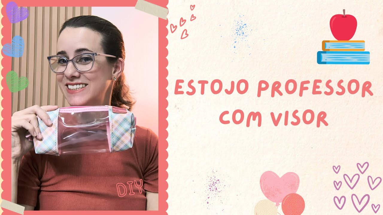 Maratona Dia dos Professores, vem aprender um estojo com visor