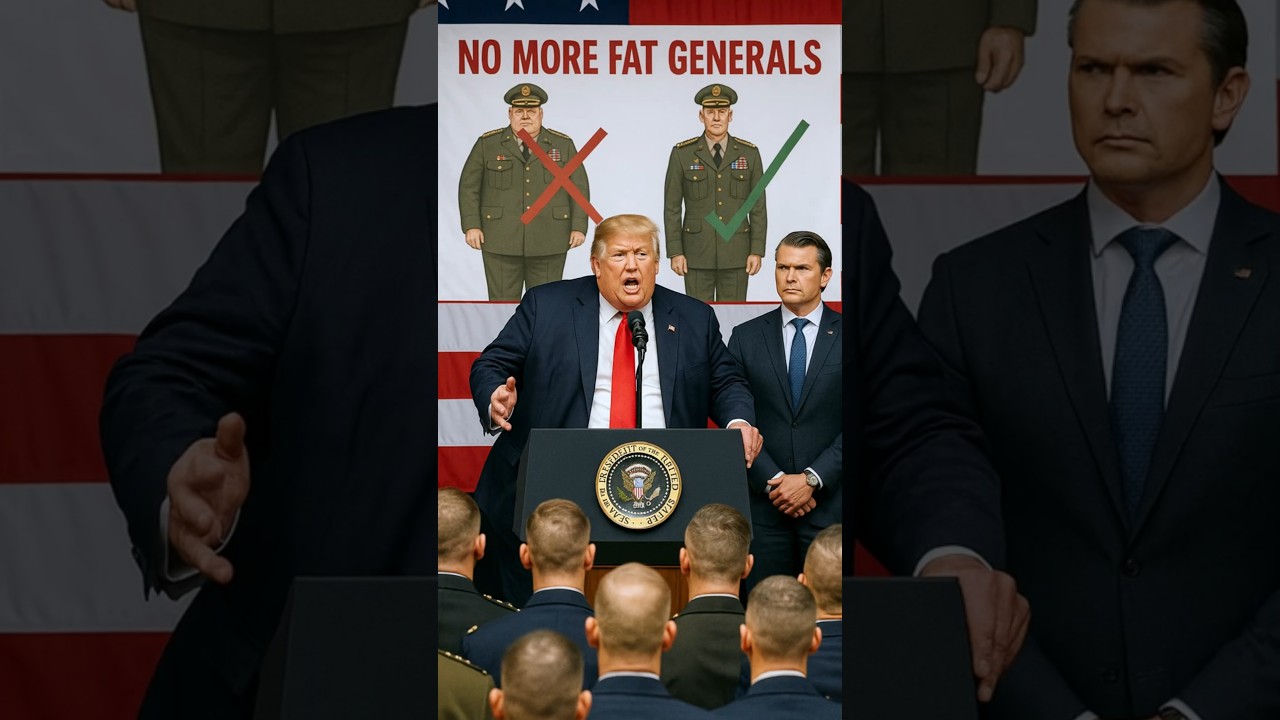 Trump & Hegseth Declare War on ‘Fat’ Generals 🚫🍔🍟👨‍✈️