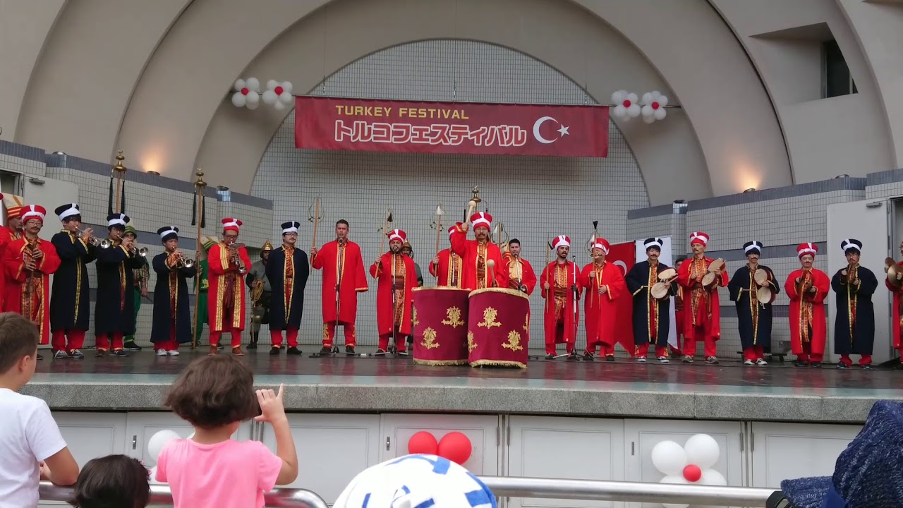 メフテル【トルコフェスティバル2019 (2019年9月7日 東京)】Mehter Marching, Turkey Festival 2019 (7 Sept 2019 Tokyo Japan)