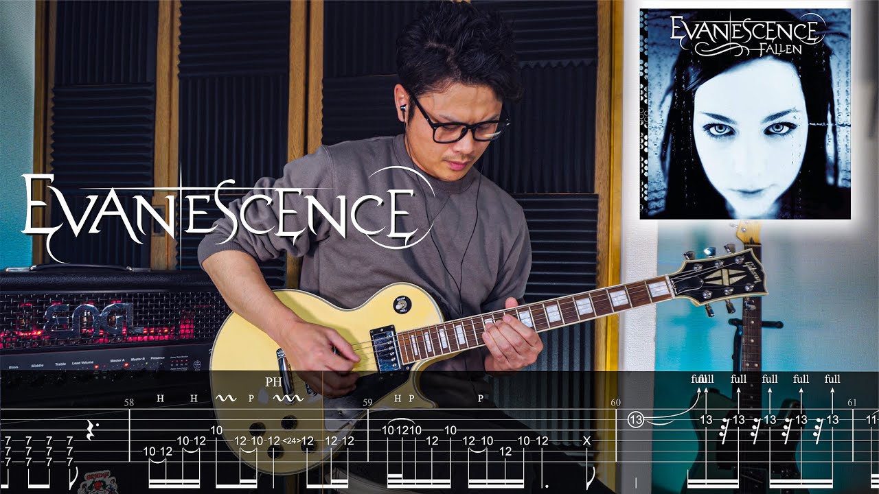 Evanescence - Going Under - (Guitar Cover + TAB) by ROKKI - #44