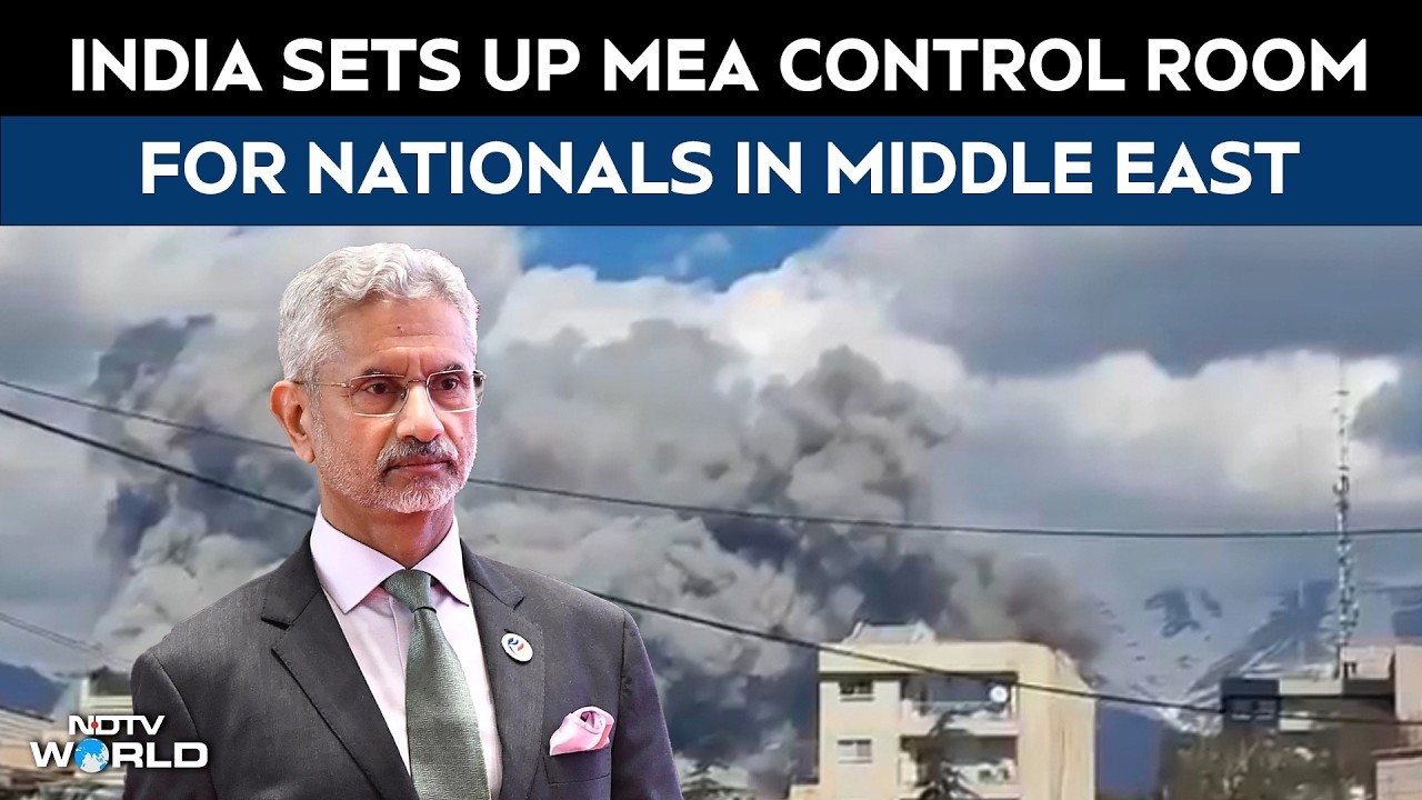 Middle East War | India Sets Up Control Room As Middle East Conflict Intensifies