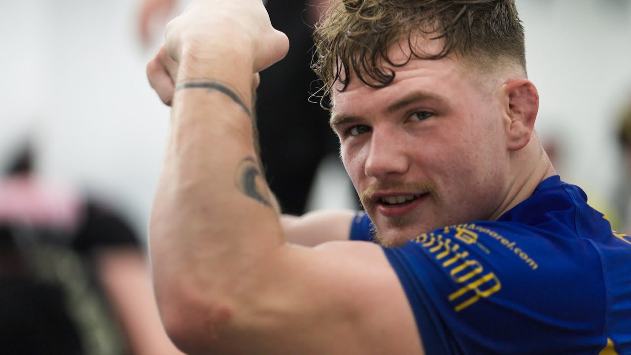 Owen Jones Works Wrestle Ups And Slick Passing At B-Team