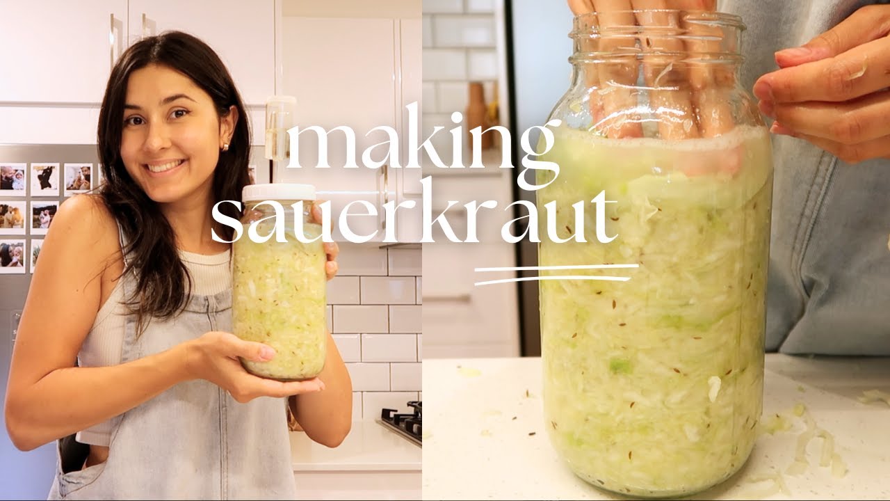 How to Make Sauerkraut | Easy, affordable + gut friendly ✨