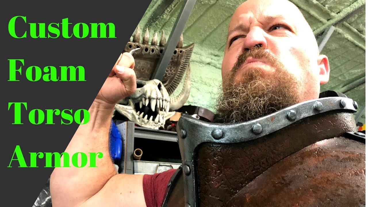 Finishing Foam Armor | Leather and metal finish on foam armor