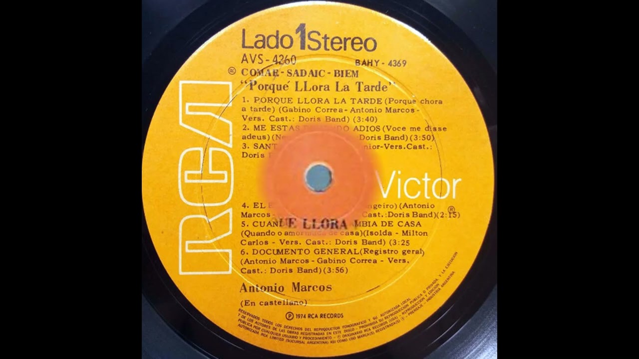 1974-Antonio Marcos-Porque Llora La Tarde