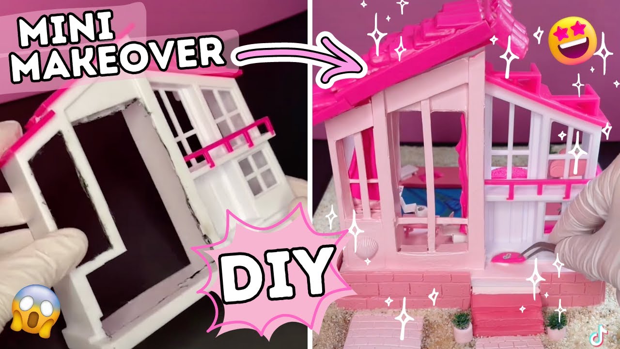 DIY Mini Barbie Dreamhouse Makeover ✨ Complete Project Compilation ⎮ hibarbiegirls