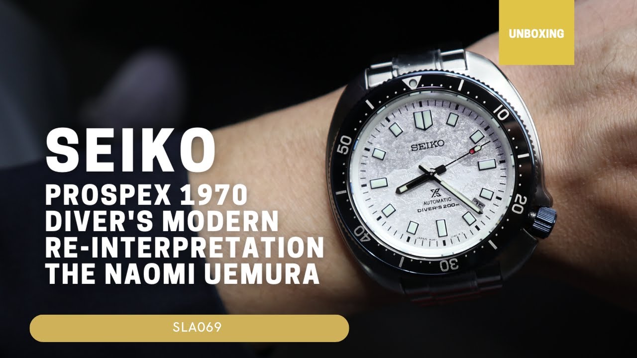 SEIKO PROSPEX 1970 DIVER'S MODERN RE-INTERPRETATION THE NAOMI UEMURA LIMITED EDITION SLA069