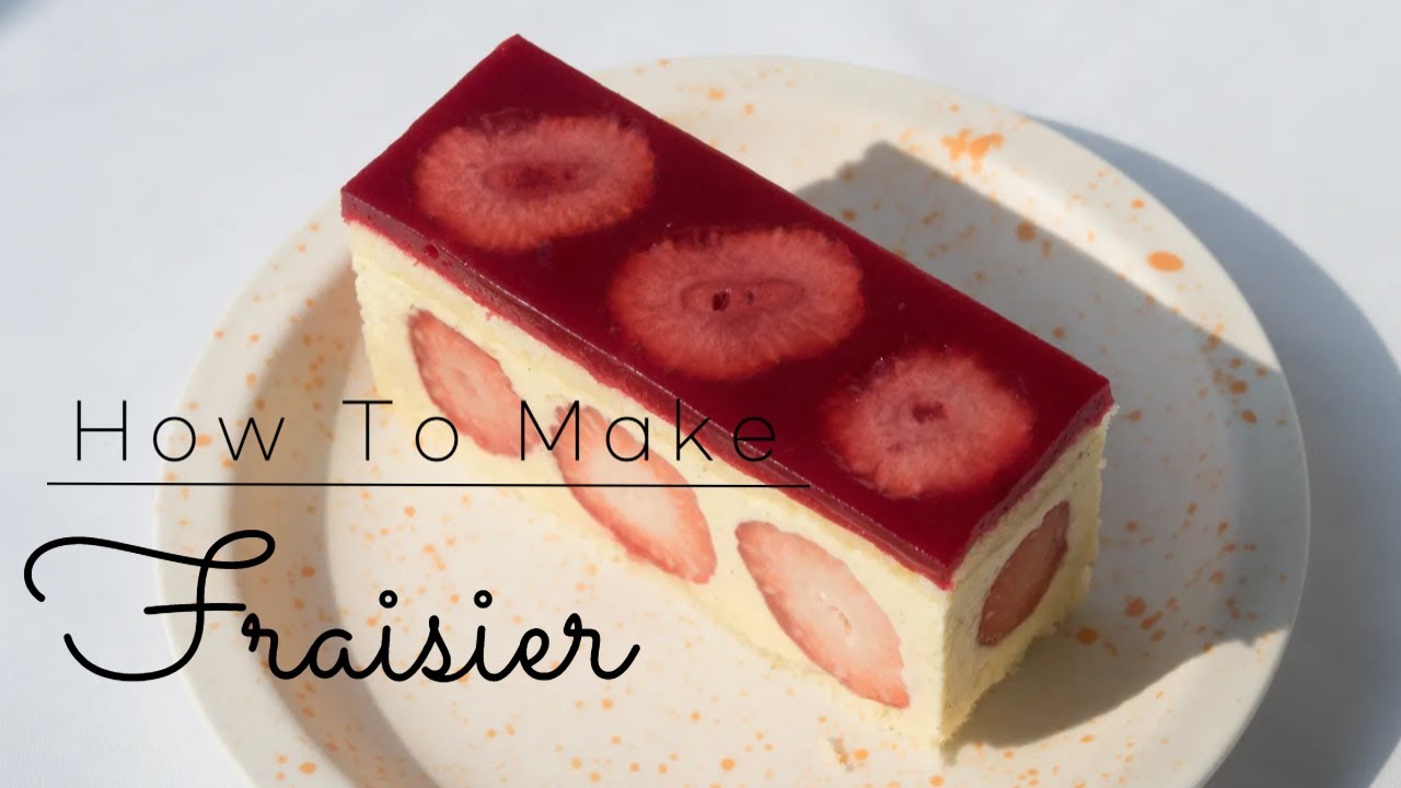 이 딸기케이크 레시피는 공개 안 해요. 비밀이에요. How to make Fraisier