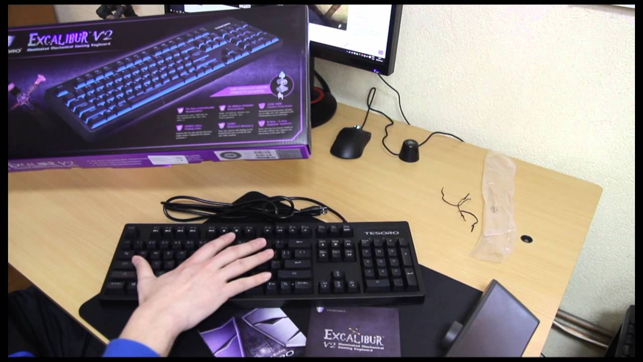 Tesoro Excalibur V2 Kailh Brown - Unboxing