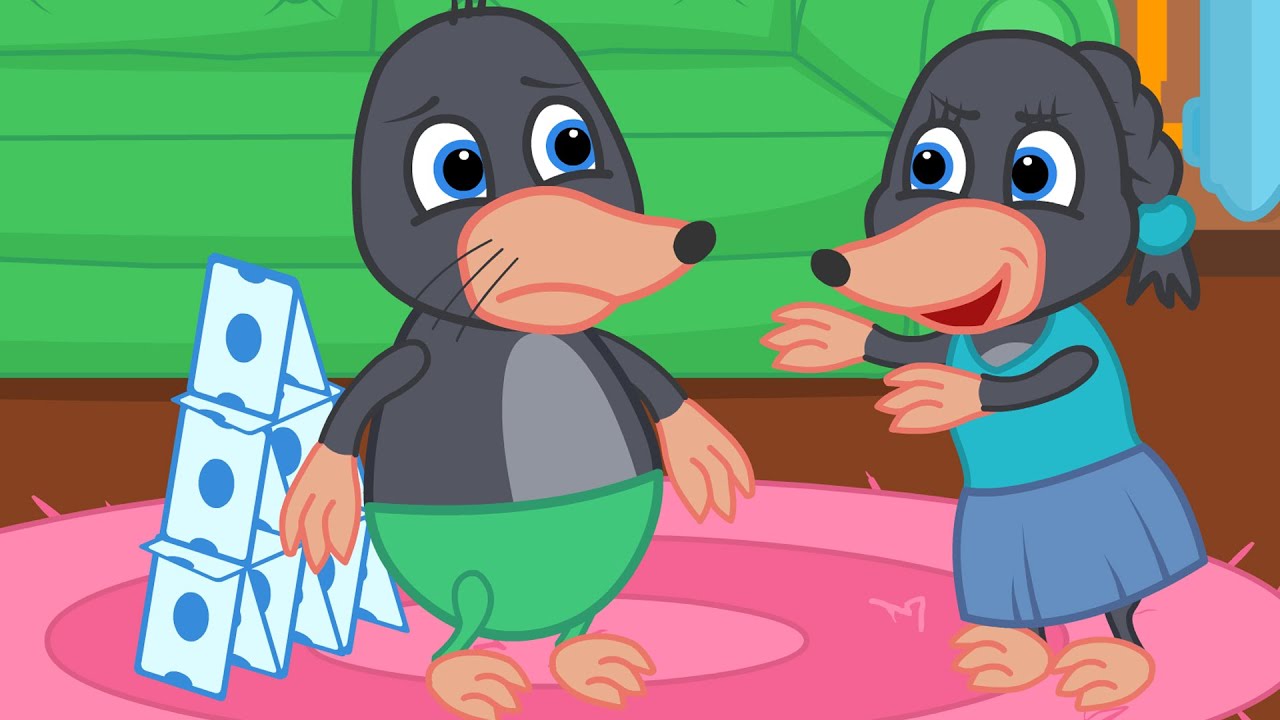 Benny Mole em Português Brasil - Salvar o Castelo de Cartas Berry Desenho Animado