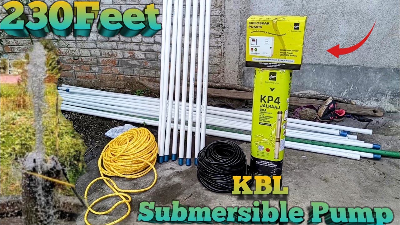 Kp4 Jalraaj 1.5Hp 14stage oil Field | Kirloskar Submersible Pump | 1.5HP