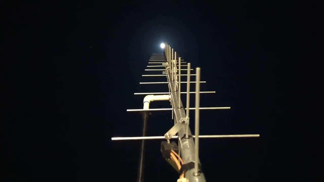 SUCCESS!!! EME Moonbounce W/50 WATTS In The Backyard With NC1I!!!