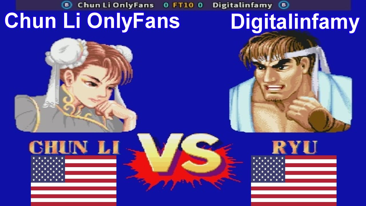Street Fighter II': Hyper Fighting - Chun Li OnlyFans vs Digitalinfamy