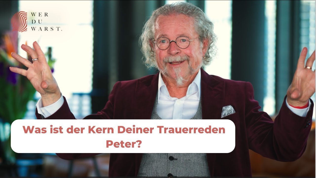 Trauerredner finden WER DU WARST Peter Helms