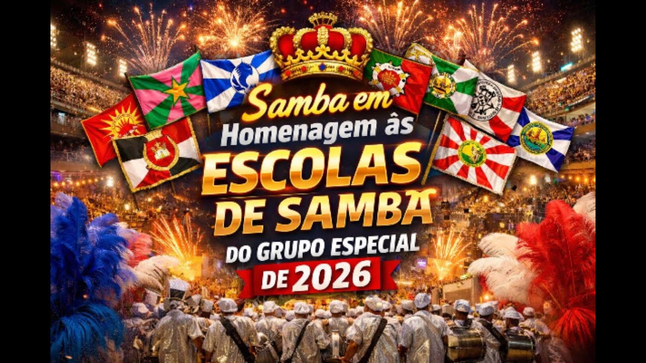 ESCOLAS DE SAMBA 2026 PRO SEU CARNAVAL LINDA HOMENAGEM AO GRUPO ESPECIAL. ENREDO PRO SEU CHURRASCO.