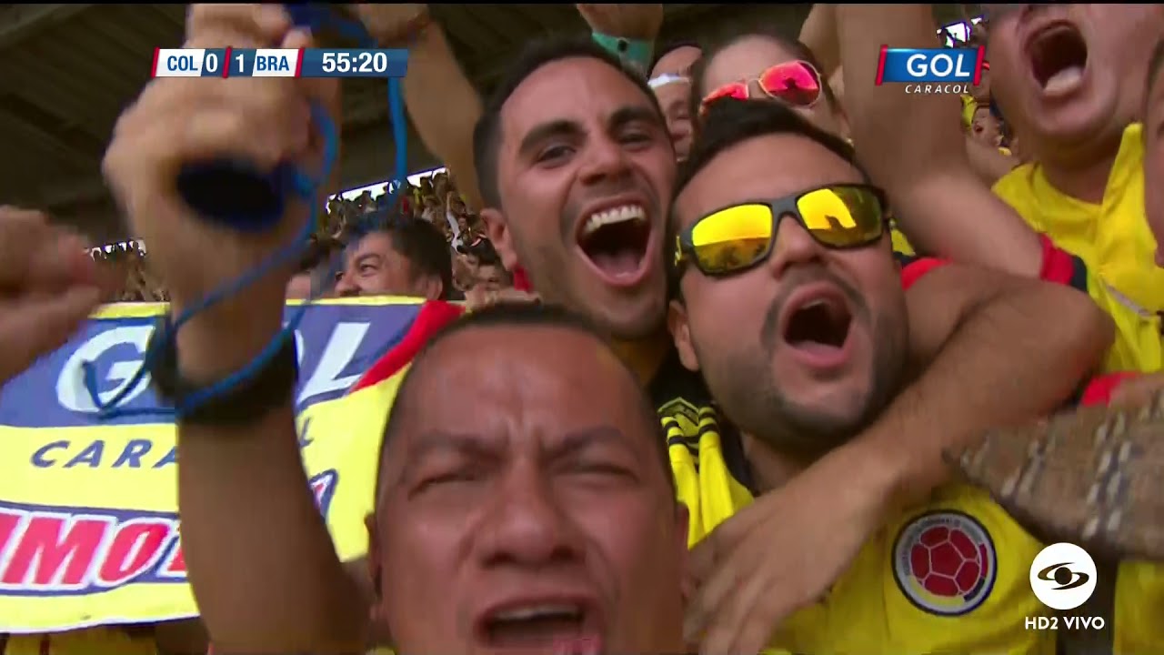 Gol de Falcao ante Brasil (Colombia vs Brasil)