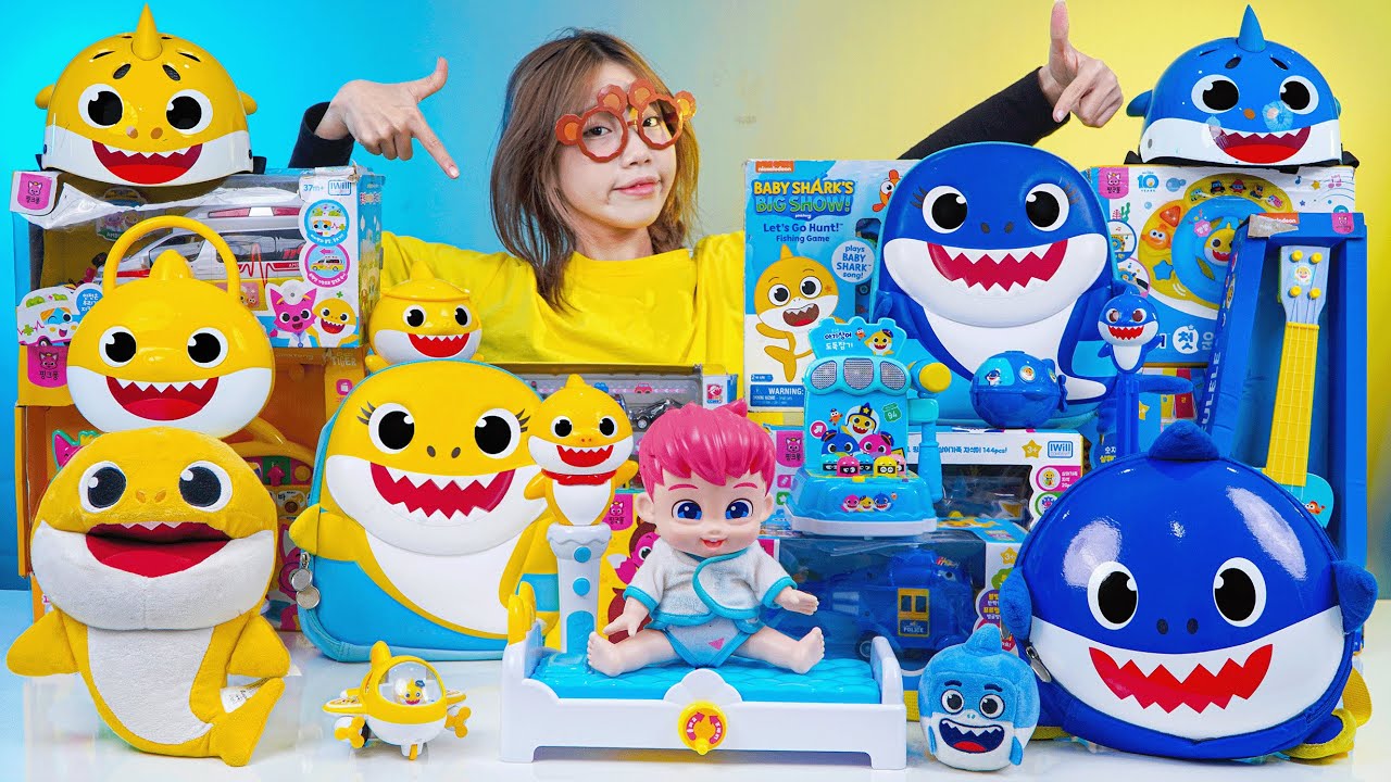 92 Minutes BABY SHARK Collection Unboxing - Satisfying Unboxing Baby Shark Doctor Playset (ASMR)