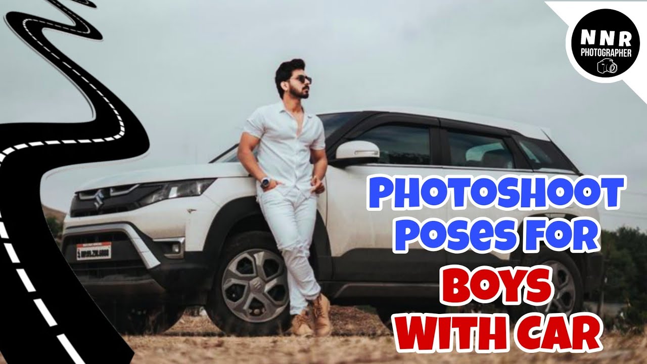 Photoshoot With Car For boys  | Car Photoshoot Pose For Boys | Car Photoshoot Pose