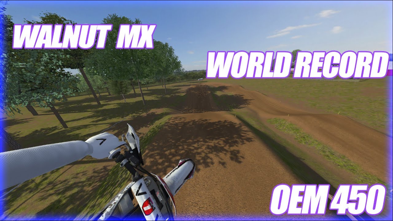 Walnut WORLD RECORD 1:14.8 OEM 450 | While Track Creator Was In Call | Mx Bikes
