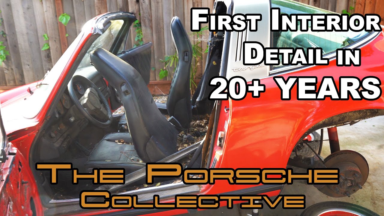 Old Cars Deserve New Life -  Interior Detailing our Porsche 911S Targa!