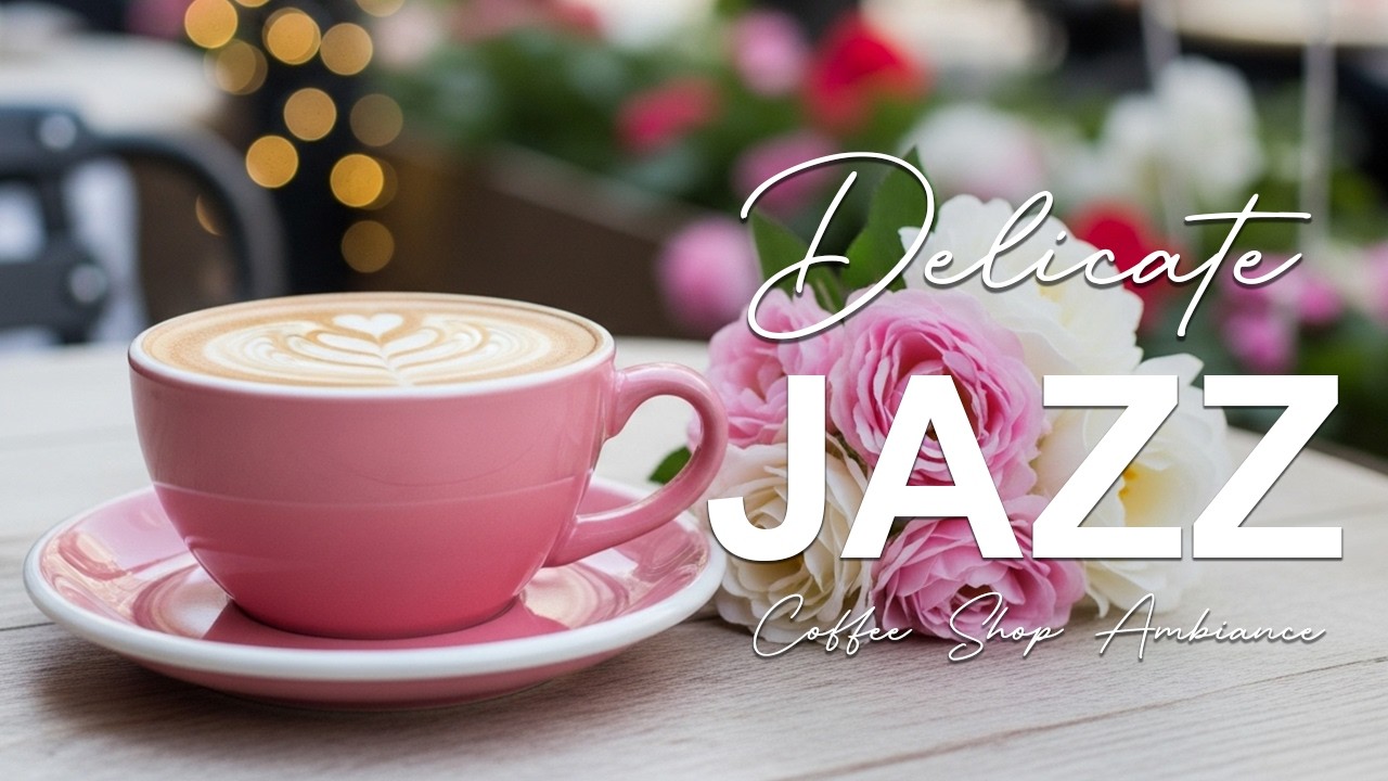 Delicate Jazz ☕ Coffee Shop Ambiance for Relaxing, Great Moods and Happy Moods