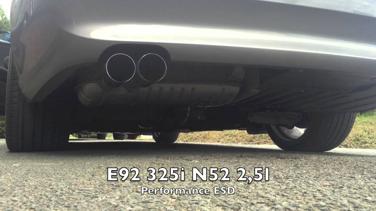 BMW E92 325i Performance ESD vs. original ESD N52